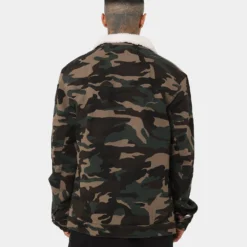 Saint Morta Camo Sherpa Jacket Camo -Nuvora Fit Sales 02036103 YC001 mens 040