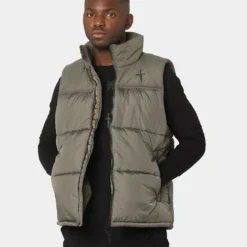 Saint Morta Kingdom Puffer Vest Army Green