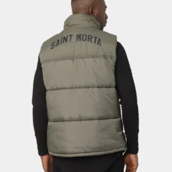 Saint Morta Kingdom Puffer Vest Army Green -Nuvora Fit Sales 02036104 YA400 mens 070