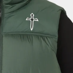 Saint Morta Kingdom Puffer Vest Dark Green 13 Saint Morta Kingdom Puffer Vest Dark Green -Nuvora Fit Sales 02036104 YD009 mens 030