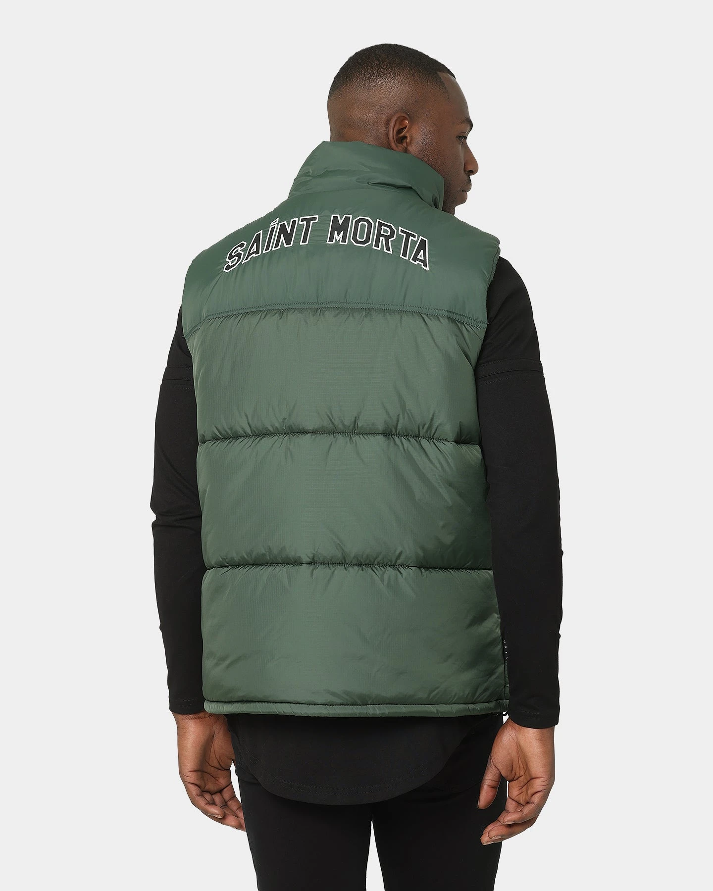 Saint Morta Kingdom Puffer Vest Dark Green 9 Saint Morta Kingdom Puffer Vest Dark Green - Image 7