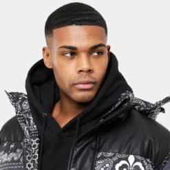 Carre Bandana Ultra Roadman Puffer Jacket Black 27 Carre Bandana Ultra Roadman Puffer Jacket Black -Nuvora Fit Sales 02036142 YB001 mens 0070