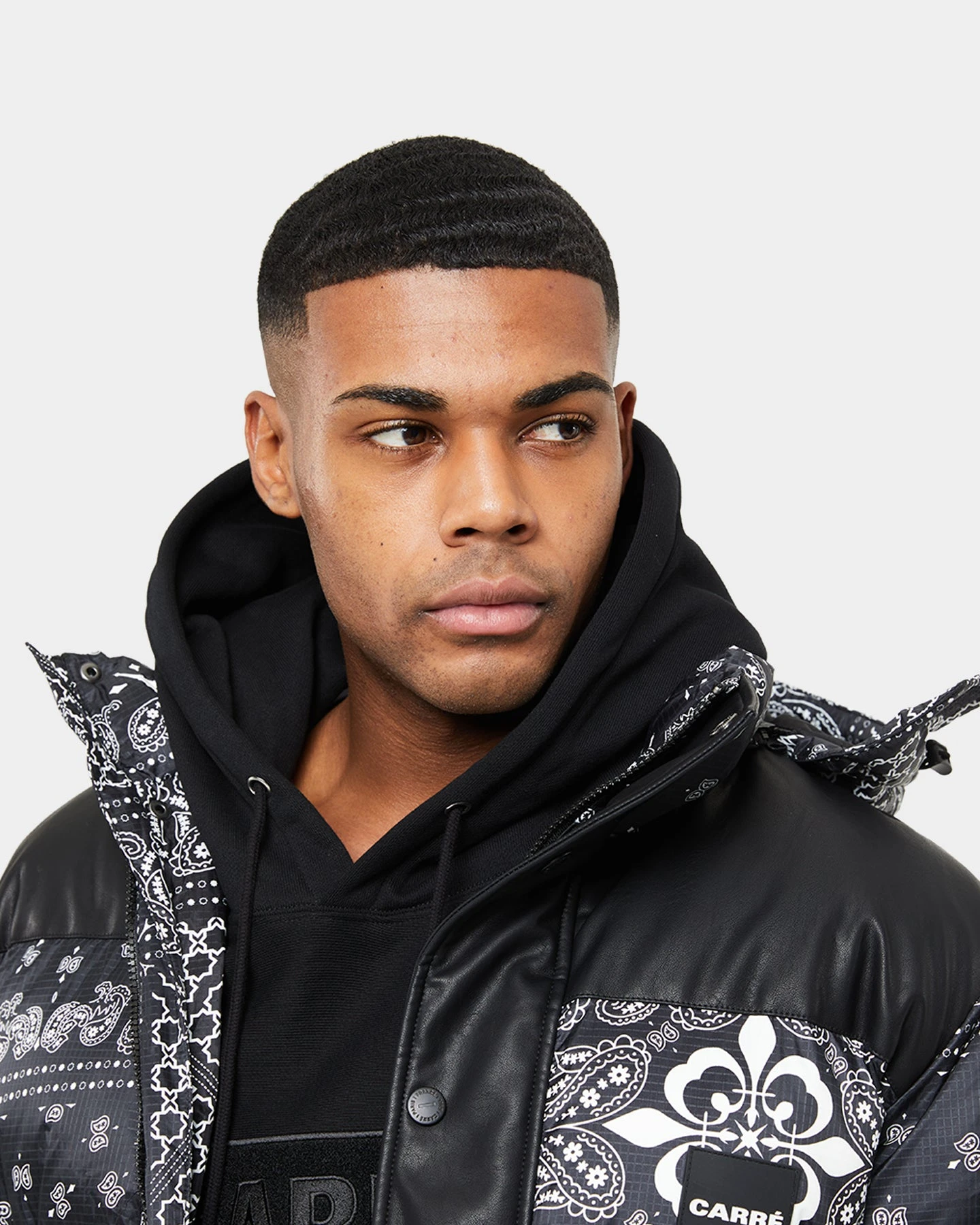 Carre Bandana Ultra Roadman Puffer Jacket Black 11 Carre Bandana Ultra Roadman Puffer Jacket Black - Image 9