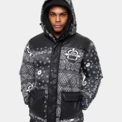 Carre Bandana Ultra Roadman Puffer Jacket Black 28 Carre Bandana Ultra Roadman Puffer Jacket Black -Nuvora Fit Sales 02036142 YB001 mens 0080