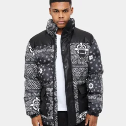 Carre Bandana Ultra Roadman Puffer Jacket Black 31 Carre Bandana Ultra Roadman Puffer Jacket Black -Nuvora Fit Sales 02036142 YB001 mens 0092