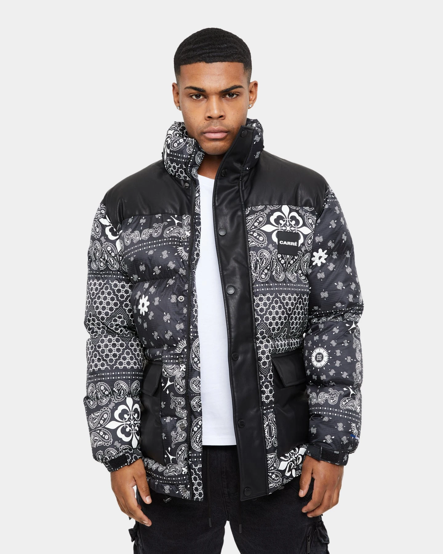 Carre Bandana Ultra Roadman Puffer Jacket Black 15 Carre Bandana Ultra Roadman Puffer Jacket Black - Image 13