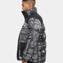 Carre Bandana Ultra Roadman Puffer Jacket Black 32 Carre Bandana Ultra Roadman Puffer Jacket Black -Nuvora Fit Sales 02036142 YB001 mens 0093