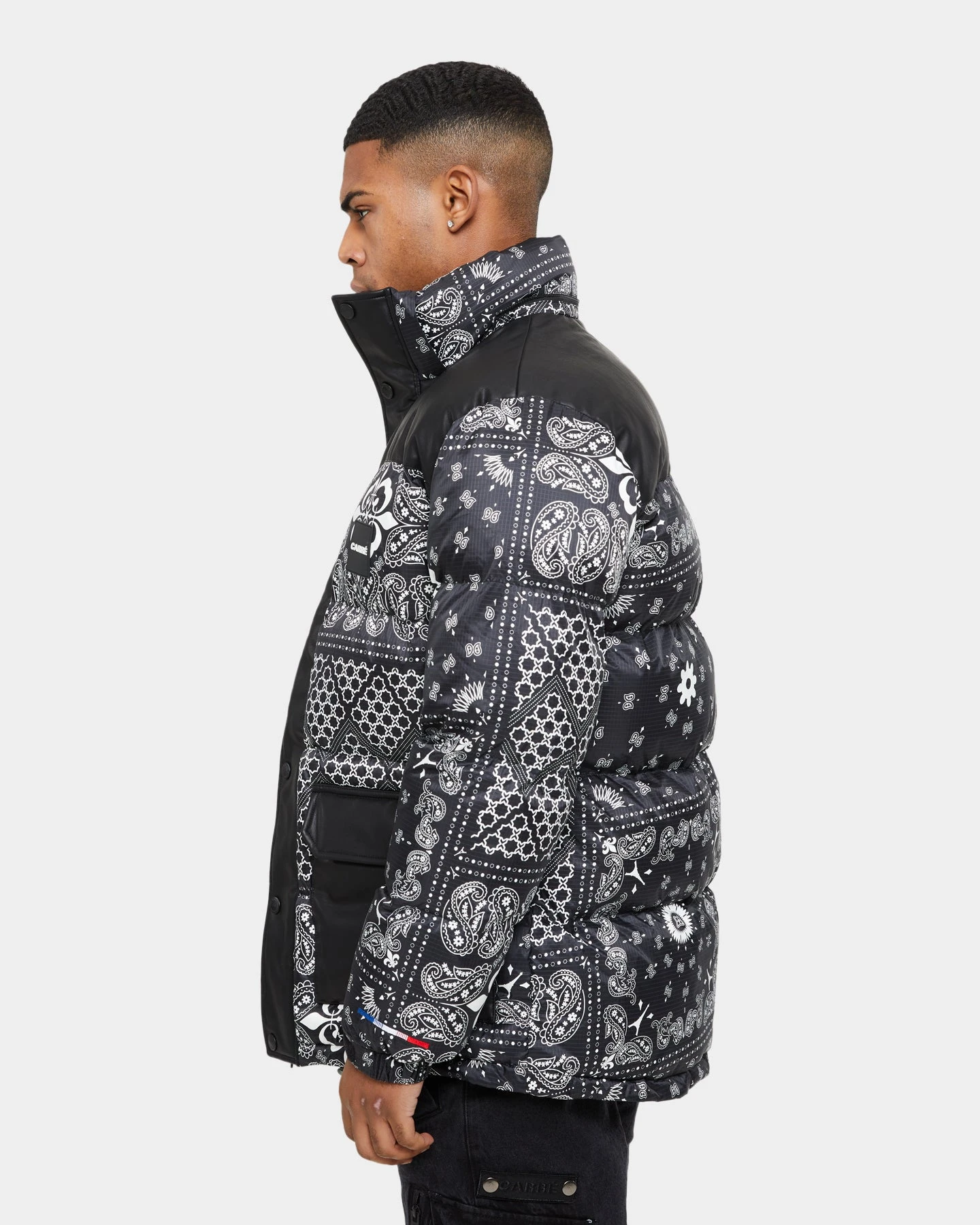 Carre Bandana Ultra Roadman Puffer Jacket Black 16 Carre Bandana Ultra Roadman Puffer Jacket Black - Image 14