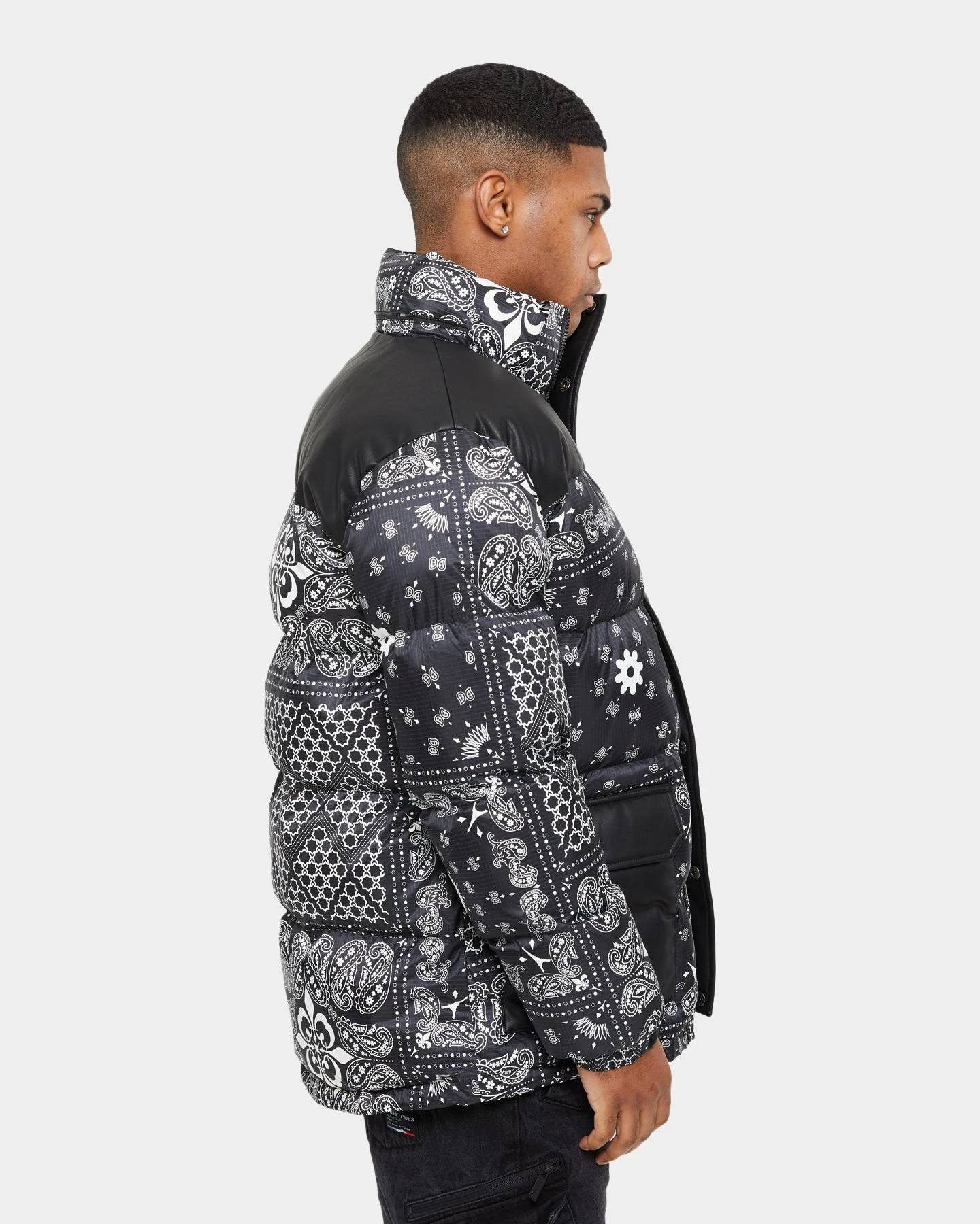 Carre Bandana Ultra Roadman Puffer Jacket Black 18 Carre Bandana Ultra Roadman Puffer Jacket Black - Image 16