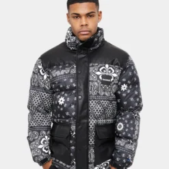 Carre Bandana Ultra Roadman Puffer Jacket Black 35 Carre Bandana Ultra Roadman Puffer Jacket Black -Nuvora Fit Sales 02036142 YB001 mens 0096