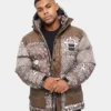 Carre Bandana Ultra Roadman Puffer Jacket Dark Brown -Nuvora Fit Sales 02036142 YD052 mens 0010