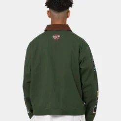 Loiter Patchwork Jacket Green -Nuvora Fit Sales 02036250 YG600 mens 0040