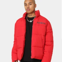 Loiter Certified Reversible Puffer Jacket Red