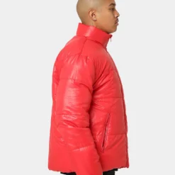 Loiter Certified Reversible Puffer Jacket Red -Nuvora Fit Sales 02036263 YR001 mens 00100
