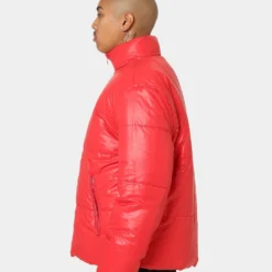 Loiter Certified Reversible Puffer Jacket Red -Nuvora Fit Sales 02036263 YR001 mens 00120