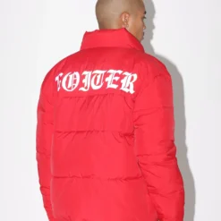 Loiter Certified Reversible Puffer Jacket Red -Nuvora Fit Sales 02036263 YR001 mens 00130