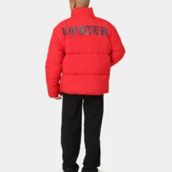 Loiter Certified Reversible Puffer Jacket Red -Nuvora Fit Sales 02036263 YR001 mens 00150
