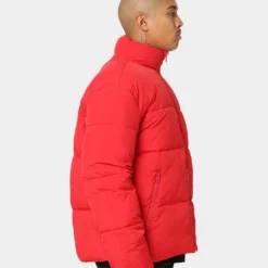 Loiter Certified Reversible Puffer Jacket Red -Nuvora Fit Sales 02036263 YR001 mens 0090