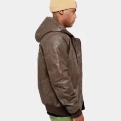 Carré Revolutionnaires PU Jacket Dark Brown -Nuvora Fit Sales 02036352 YD052 mens 050