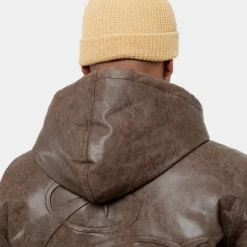 Carré Revolutionnaires PU Jacket Dark Brown -Nuvora Fit Sales 02036352 YD052 mens 080