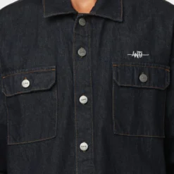 The Anti Order Oversized Denim Shirt Dark Indigo -Nuvora Fit Sales 02036417 YD033 mens 0030
