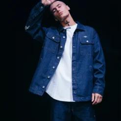The Anti Order Oversized Denim Shirt Dark Indigo