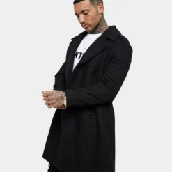 Saint Morta Barons Coat Black -Nuvora Fit Sales 02036462 YB001 mens 0010