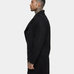Saint Morta Barons Coat Black -Nuvora Fit Sales 02036462 YB001 mens 0040