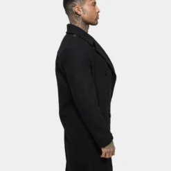Saint Morta Barons Coat Black -Nuvora Fit Sales 02036462 YB001 mens 0060