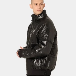 The Anti Order Anti Joy Technical Puffer Jacket Black/Silver -Nuvora Fit Sales 02036467 YB011 mens 00170