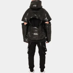 The Anti Order Anti Joy Technical Puffer Jacket Black/Silver -Nuvora Fit Sales 02036467 YB011 mens 0040