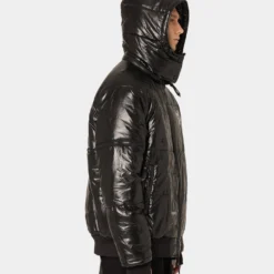 The Anti Order Anti Joy Technical Puffer Jacket Black/Silver -Nuvora Fit Sales 02036467 YB011 mens 0070