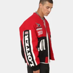 Loiter Motor Sport Jacket Red -Nuvora Fit Sales 02036780 YR001 mens 0050