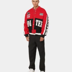 Loiter Motor Sport Jacket Red -Nuvora Fit Sales 02036780 YR001 mens 0080
