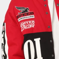 Loiter Motor Sport Jacket Red -Nuvora Fit Sales 02036780 YR001 mens 0090