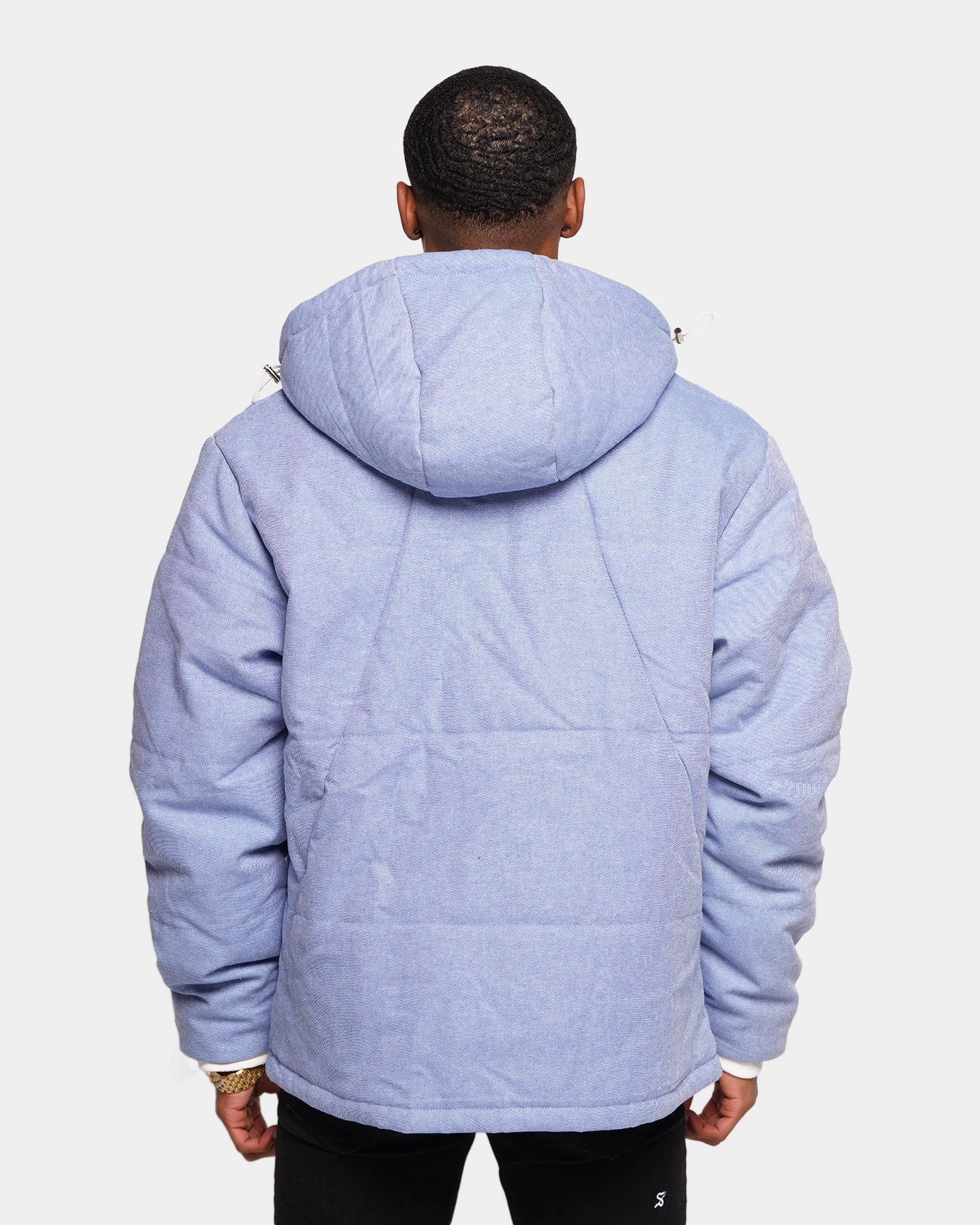 XXIII Kyler Denim Puffer Jacket Blue Denim 7 XXIII Kyler Denim Puffer Jacket Blue Denim - Image 5