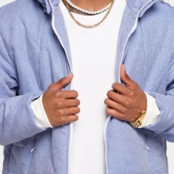 XXIII Kyler Denim Puffer Jacket Blue Denim 11 XXIII Kyler Denim Puffer Jacket Blue Denim -Nuvora Fit Sales 02036801 YX008 mens 030