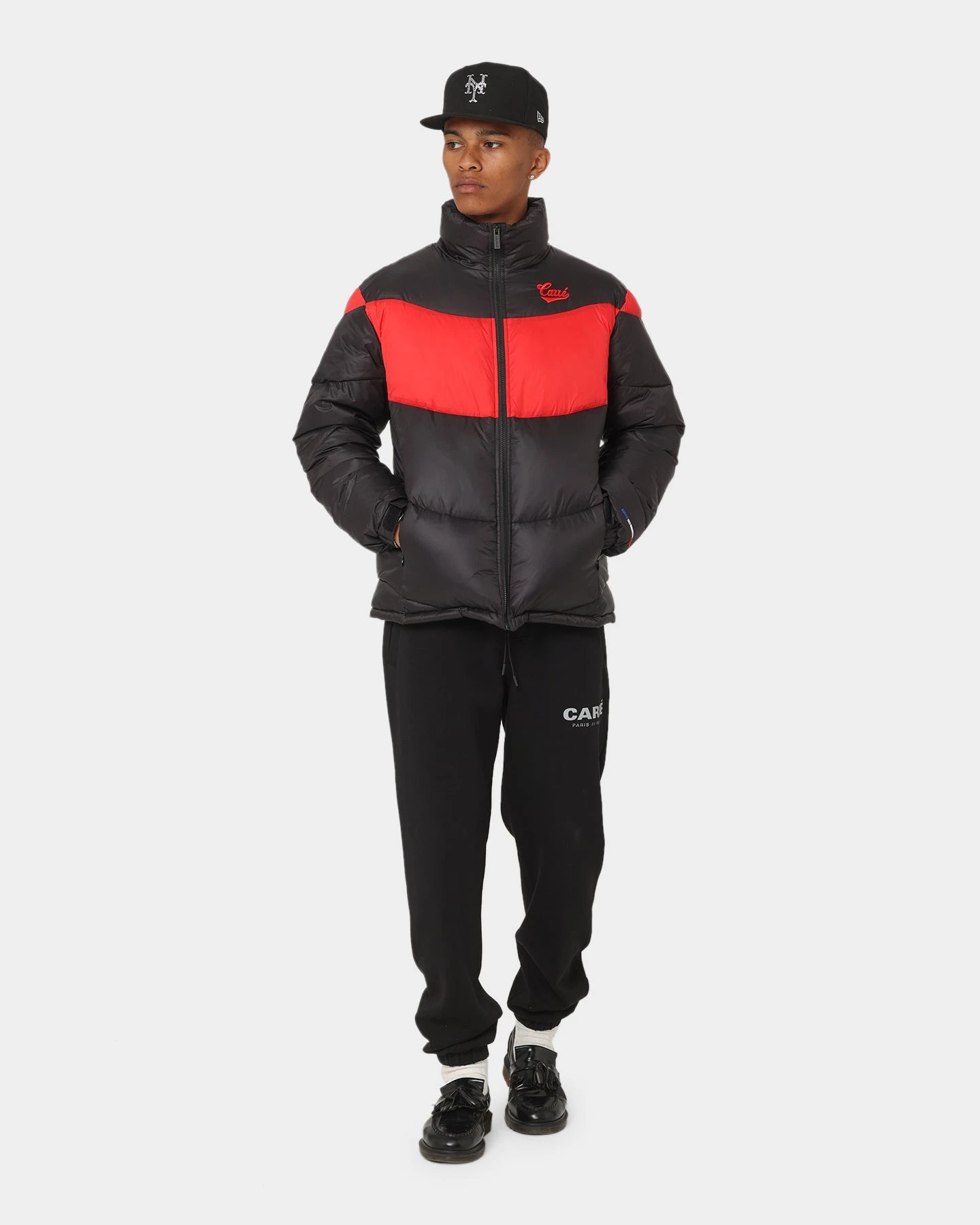 Carré Wave Puffer Jacket Black/Red 4 Carré Wave Puffer Jacket Black/Red - Image 2