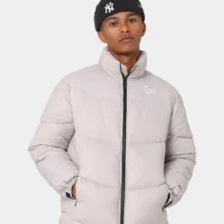 Carré Wave Puffer Jacket Grey