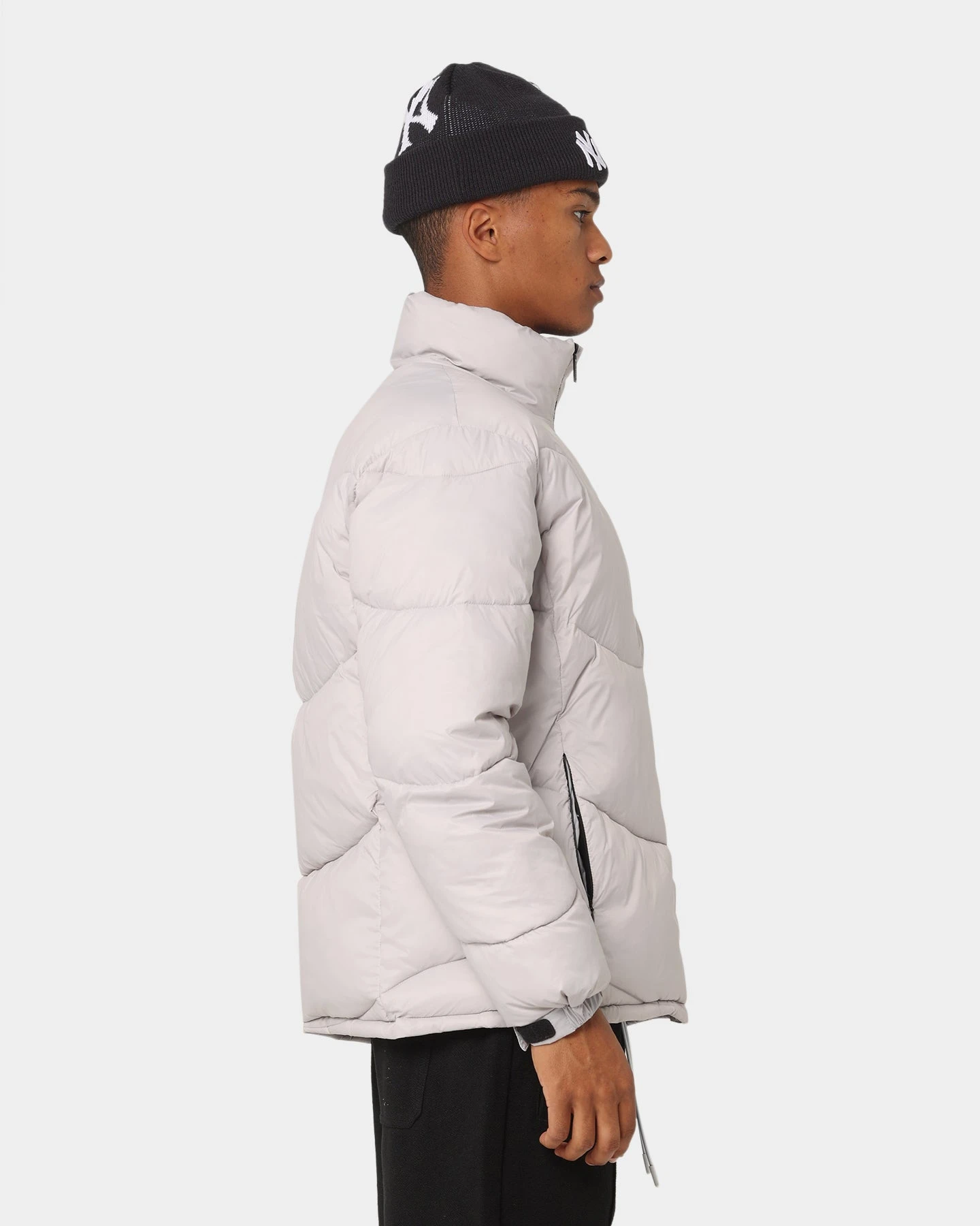 Carré Wave Puffer Jacket Grey 7 Carré Wave Puffer Jacket Grey - Image 5