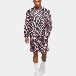 XXIII Nasiim Zebra Crewneck Pink/Black 11 XXIII Nasiim Zebra Crewneck Pink/Black -Nuvora Fit Sales 02036908 YP003 mens 0030