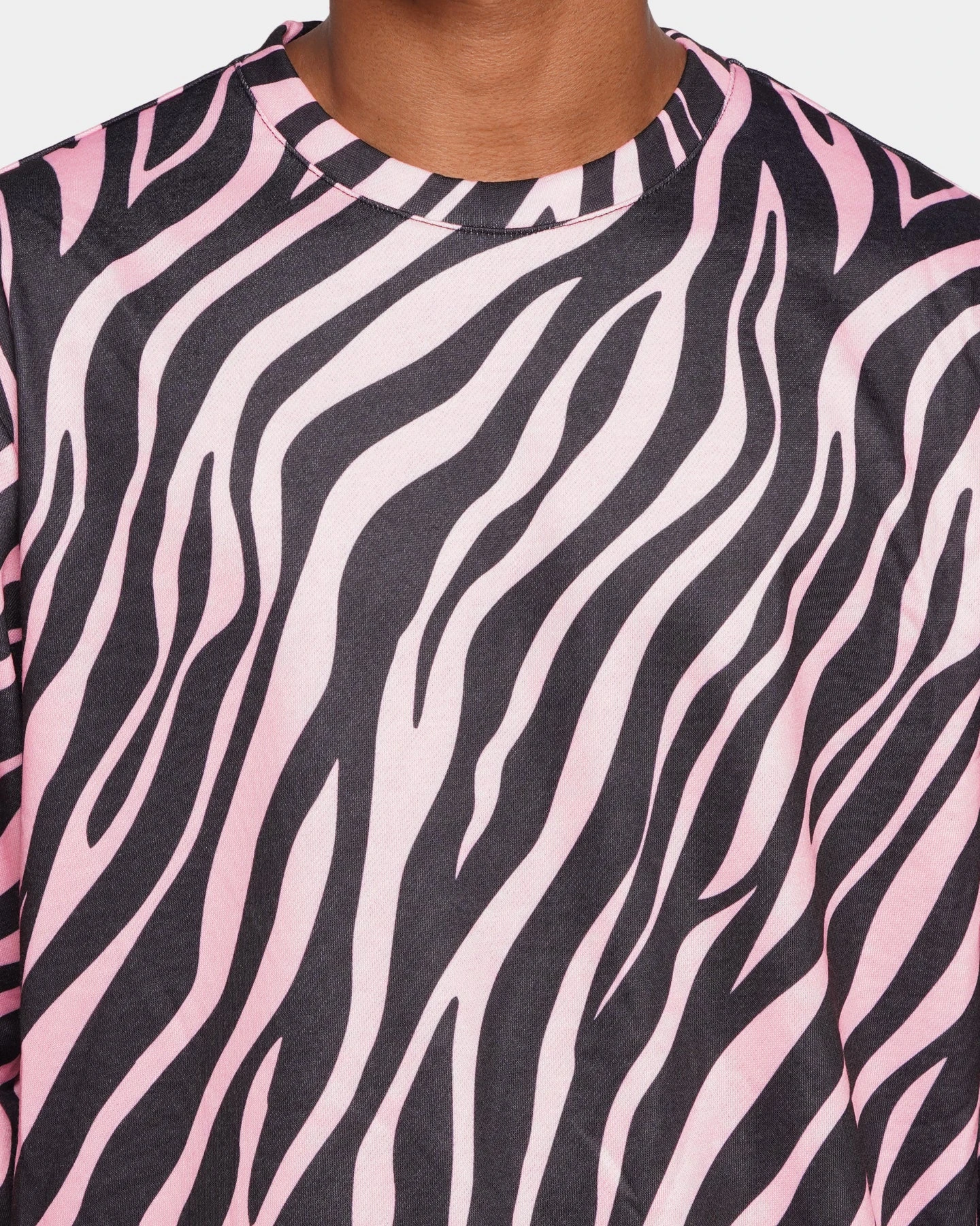 XXIII Nasiim Zebra Crewneck Pink/Black 6 XXIII Nasiim Zebra Crewneck Pink/Black - Image 4