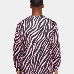 XXIII Nasiim Zebra Crewneck Pink/Black 13 XXIII Nasiim Zebra Crewneck Pink/Black -Nuvora Fit Sales 02036908 YP003 mens 0050