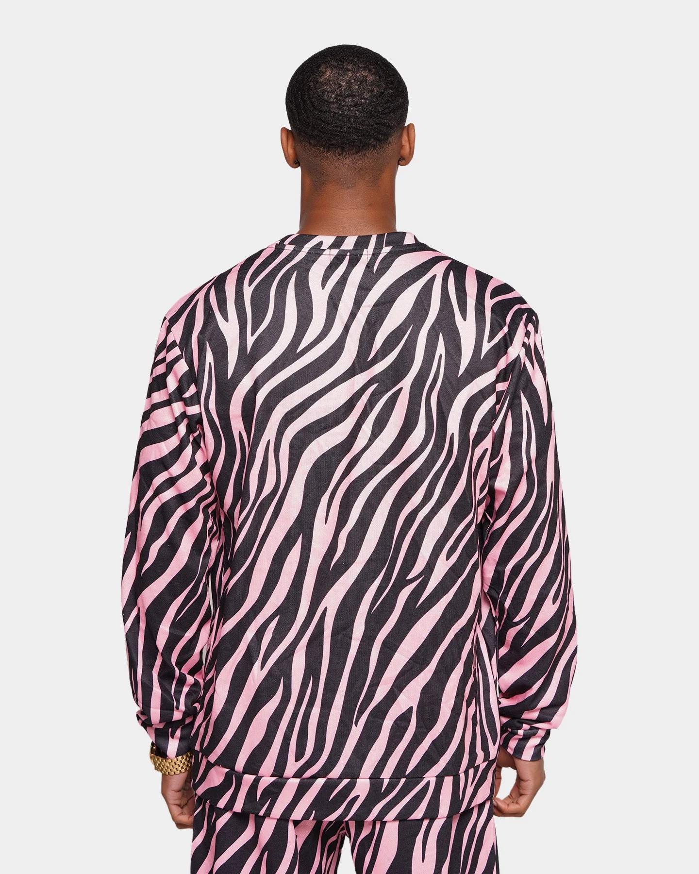 XXIII Nasiim Zebra Crewneck Pink/Black 7 XXIII Nasiim Zebra Crewneck Pink/Black - Image 5