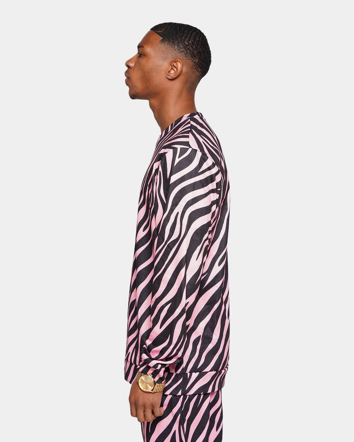 XXIII Nasiim Zebra Crewneck Pink/Black 9 XXIII Nasiim Zebra Crewneck Pink/Black - Image 7