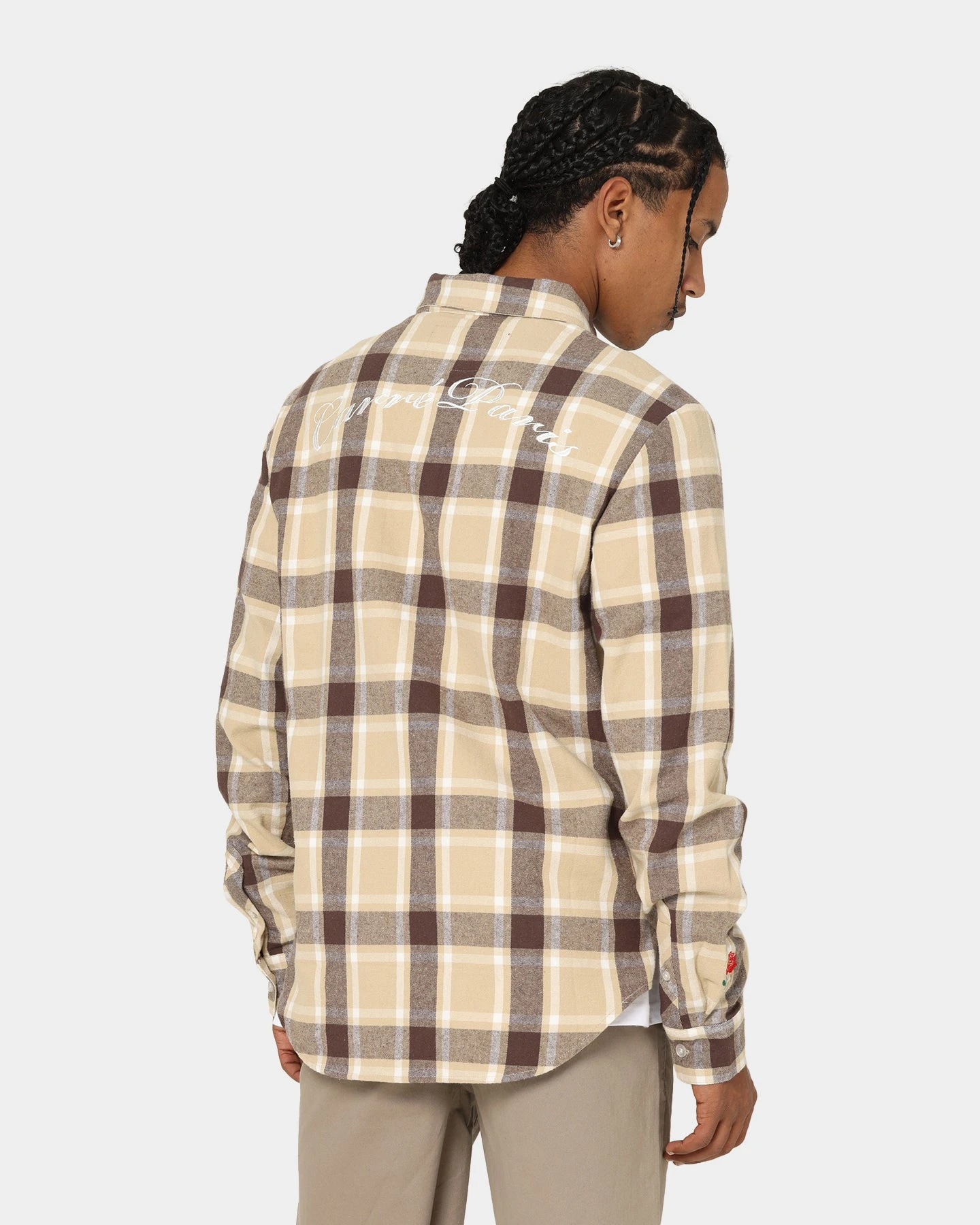 Carré Revolutionnaires Flannel Shirt Stone 4 Carré Revolutionnaires Flannel Shirt Stone - Image 2