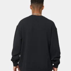 Mitchell & Ness Los Angeles Lakers Vintage HWC Big LG Crewneck Faded Black -Nuvora Fit Sales 02037446 YB554 mens 0040