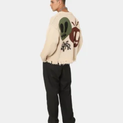 Loiter Rodeo Knit Sweater Sand -Nuvora Fit Sales 02037447 YS214 mens 0020