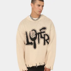 Loiter Rodeo Knit Sweater Sand -Nuvora Fit Sales 02037447 YS214 mens 0050