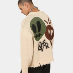 Loiter Rodeo Knit Sweater Sand -Nuvora Fit Sales 02037447 YS214 mens 0070